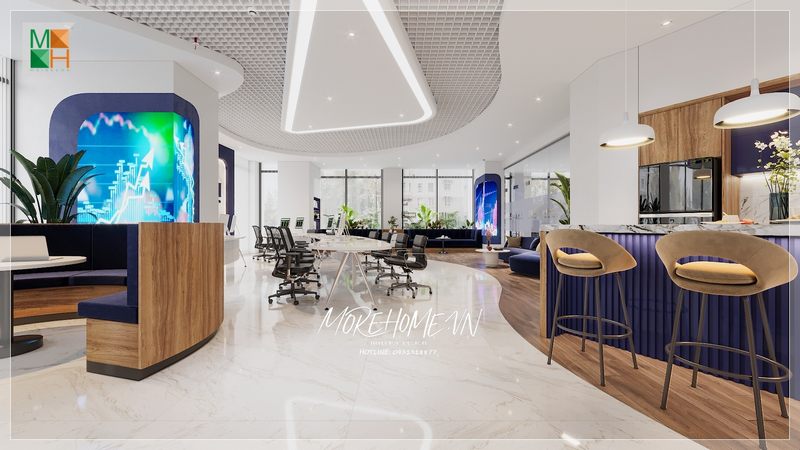 Ghế quầy bar có tựa chân sắt hiện đại tô điểm trang trí cho không gian và sự tiện nghi của nó mang lại