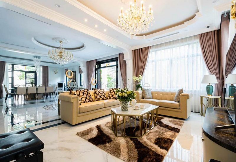 Sự độc đáo trong từng đường nét sofa phòng khách đã mang đến nét cá tính riêng khó nhầm lẫn