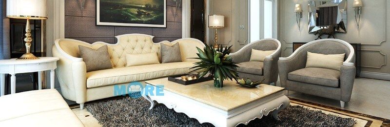 Phòng khách sang trọng, đẳng cấp hơn với mẫu sofa tân cổ điển đẹp