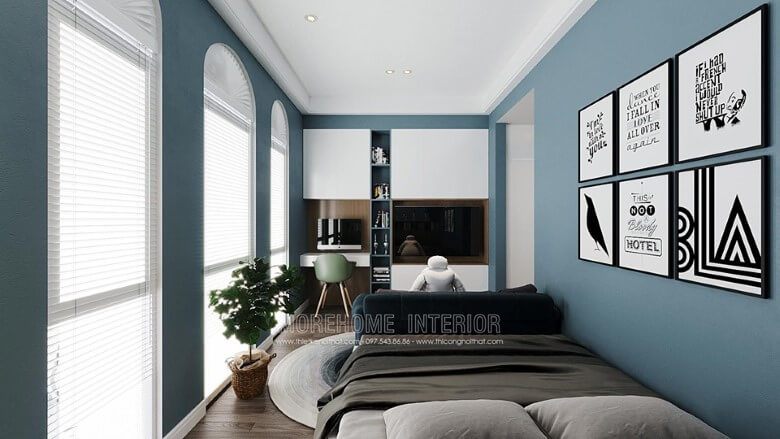 Trang trí nội thất phòng ngủ của bạn sẽ được nâng cao bằng cách thêm một bức tranh canvas đẹp để treo tường.